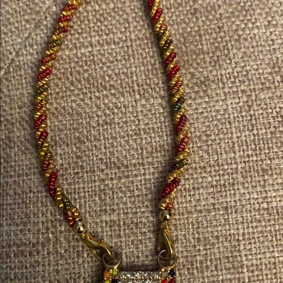 Multicolor Indian Necklace - Picture 4 of 6